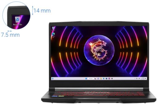 Laptop MSI Gaming GF63 Thin 12UCX i5 12450H/16GB/512GB/4GB RTX2050/144Hz/Win11 (873VN) - Hình ảnh 2