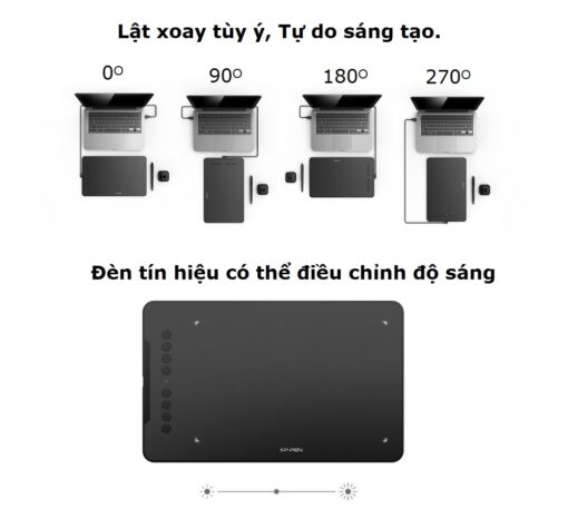 Bảng Vẽ Điện Tử XP-Pen Deco 01 V2 Android Hỗ trợ Cảm Ứng Nghiêng (Kèm Găng Tay Họa Sĩ Và Miếng Film Bảo Vệ) - Hình ảnh 3