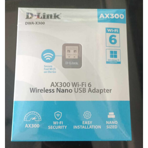 USB DWA-X300 Wifi 6 Wireless nano usb adapter - Hàng chính hãng