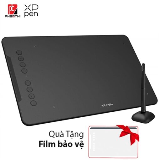 Bảng Vẽ Điện Tử XP-Pen Deco 01 V2 Android Hỗ trợ Cảm Ứng Nghiêng (Kèm Găng Tay Họa Sĩ Và Miếng Film Bảo Vệ)